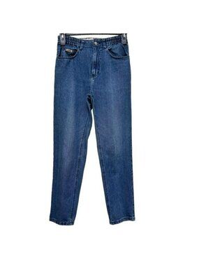 Vintage 1980s Gitano Mom Jeans High Rise Straight Leg Blue Denin Women's Size 6?
